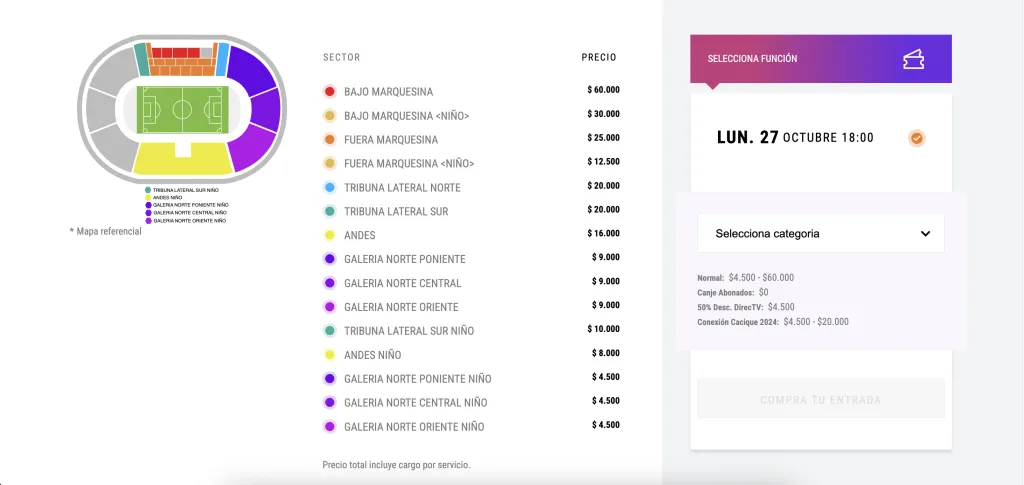 Las últimas entradas disponibles para el mañana.