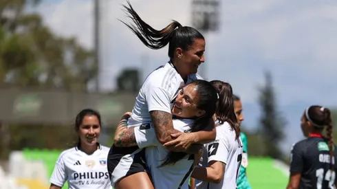 Maria José Urrutia anotó el quinto gol de Colo Colo femenino ante Palestino en La Cisterna.