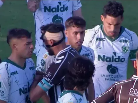 Dos excompañeros en Colo Colo protagonizan fuerte encontrón en pleno partido
