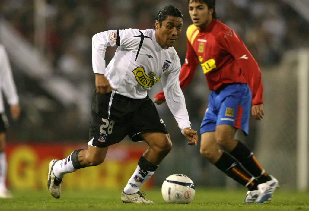 Rodrigo Meléndez durante un partido con Unión Española en 2006. Imagen:  ANDRES PINA/PHOTOSPORT