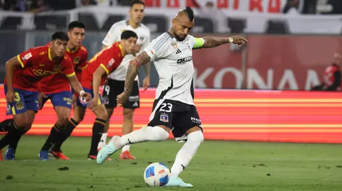 Colo Colo, a través de Arturo Vidal y Claudio Aquino, anotó dos goles de penal en el último partido contra Unión Española.
