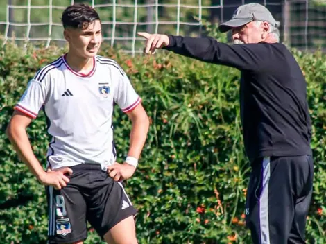 Sorpresa: Nieto de Carlos Caszely aparece en entrenamiento de Colo Colo