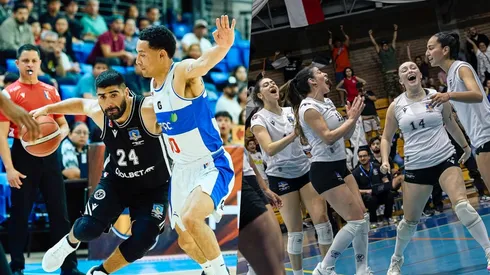 Colo Colo derrotó a la UC en básquet y en voley.