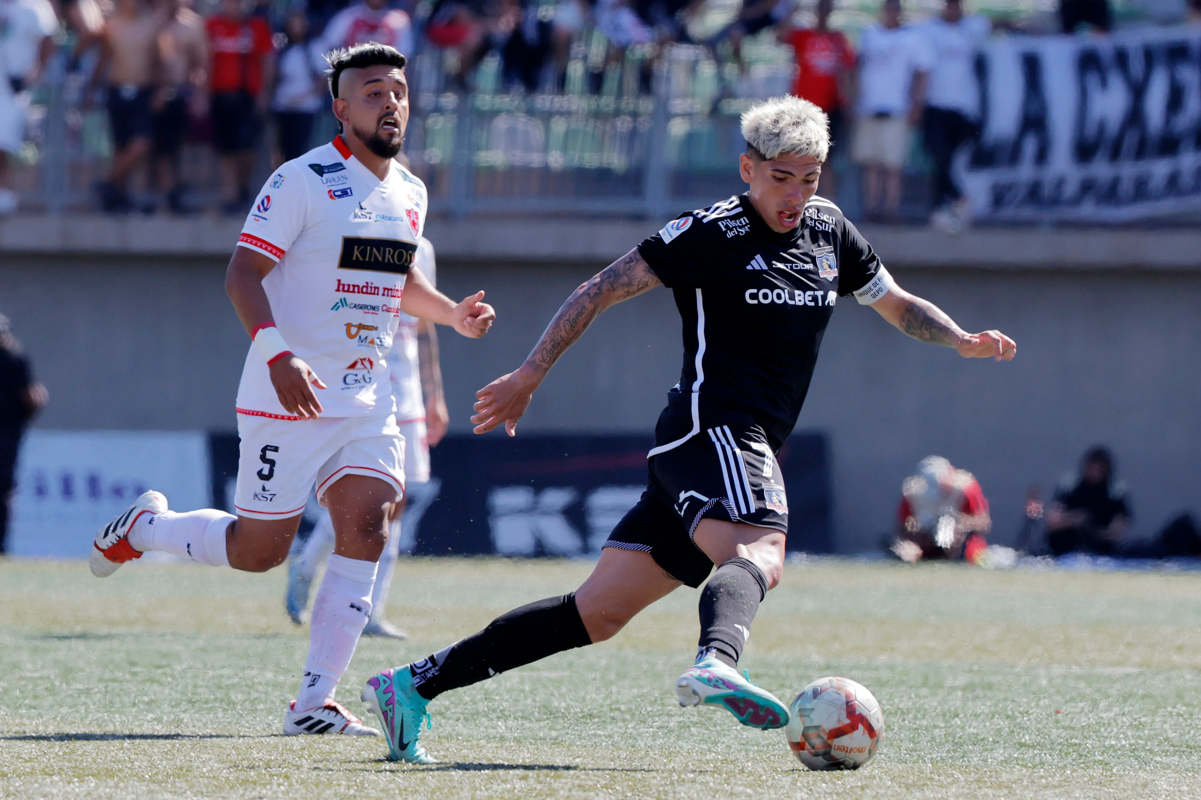 Carlos Palacios en su último partido con Colo Colo. (Foto: Photosport)