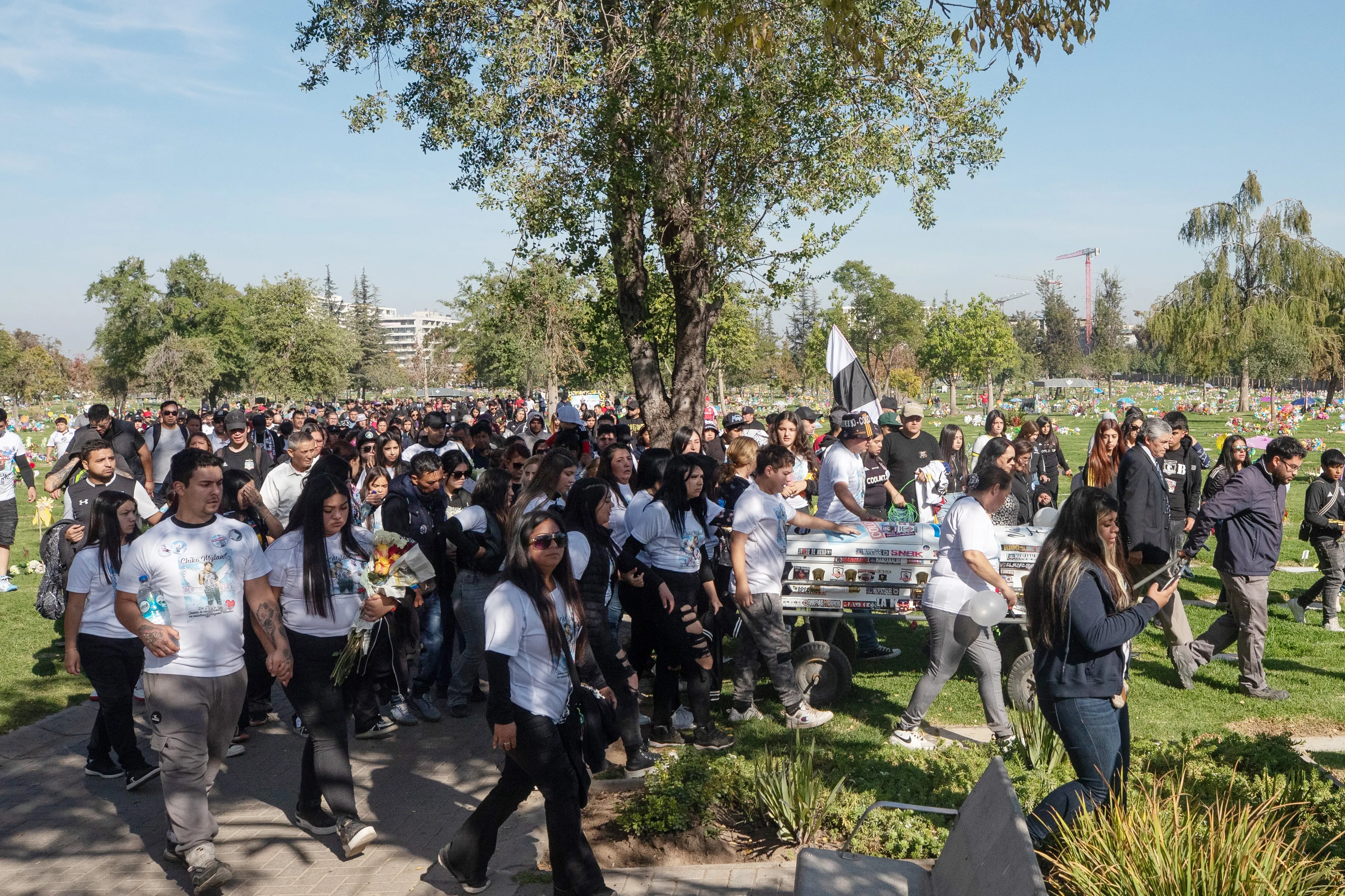 Funerales del hincha de Colo Colo. (Foto: Photosport)