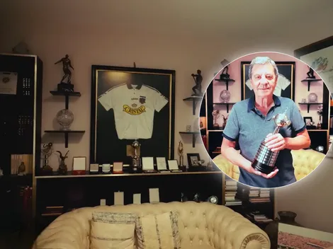 Jozic y un impresionante museo de Colo Colo que atesora en Croacia