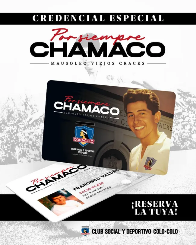 La nueva credencial del CSD Colo Colo.Imagen: CSD Colo Colo