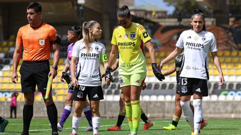 Los árbitros designados para la final de Colo Colo femenino ante Universidad de Chile en La Florida.