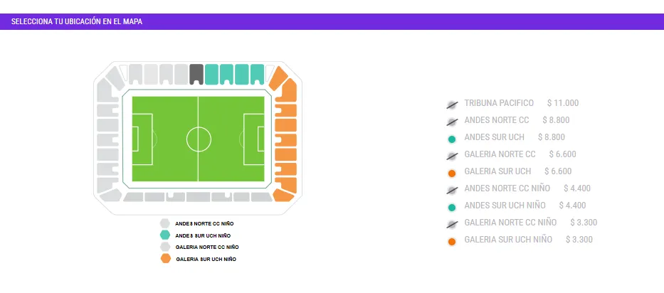 Al cierre de esta nota, este es el panorama en PuntoTicket sobre la venta de entradas para la gran final de la Liga Femenina 2025. Foto: Captura.