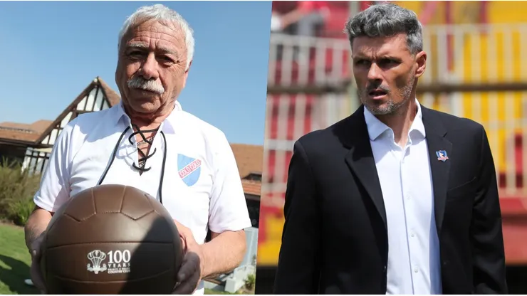 Caszely le habla a Ortiz antes de su partido más importante en Colo Colo.