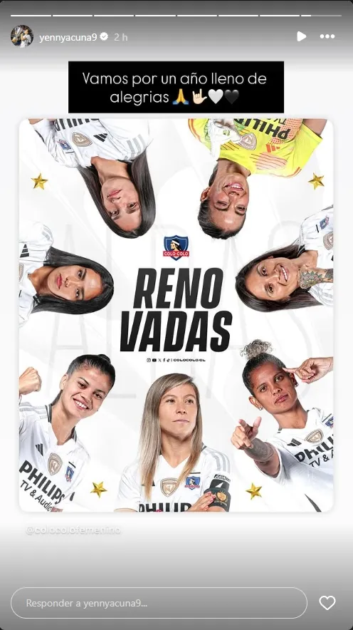 La publicación de Yenny Acuña. (Foto: captura)