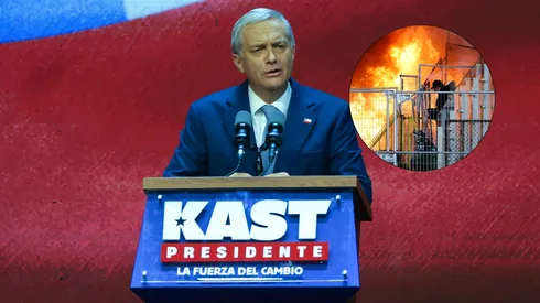 José Antonio Kast promete mano dura contra las barras bravas.