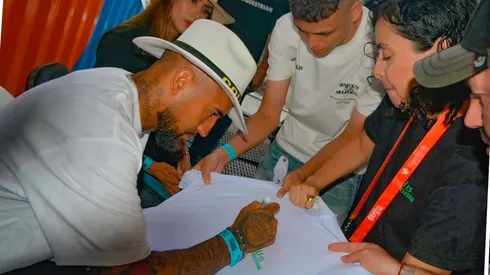 La felicidad de Arturo Vidal en medio de sus vacaciones.