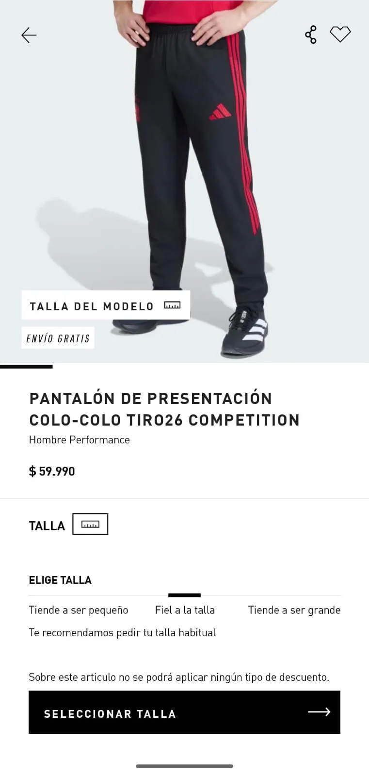 Pantalón para el año 2026.