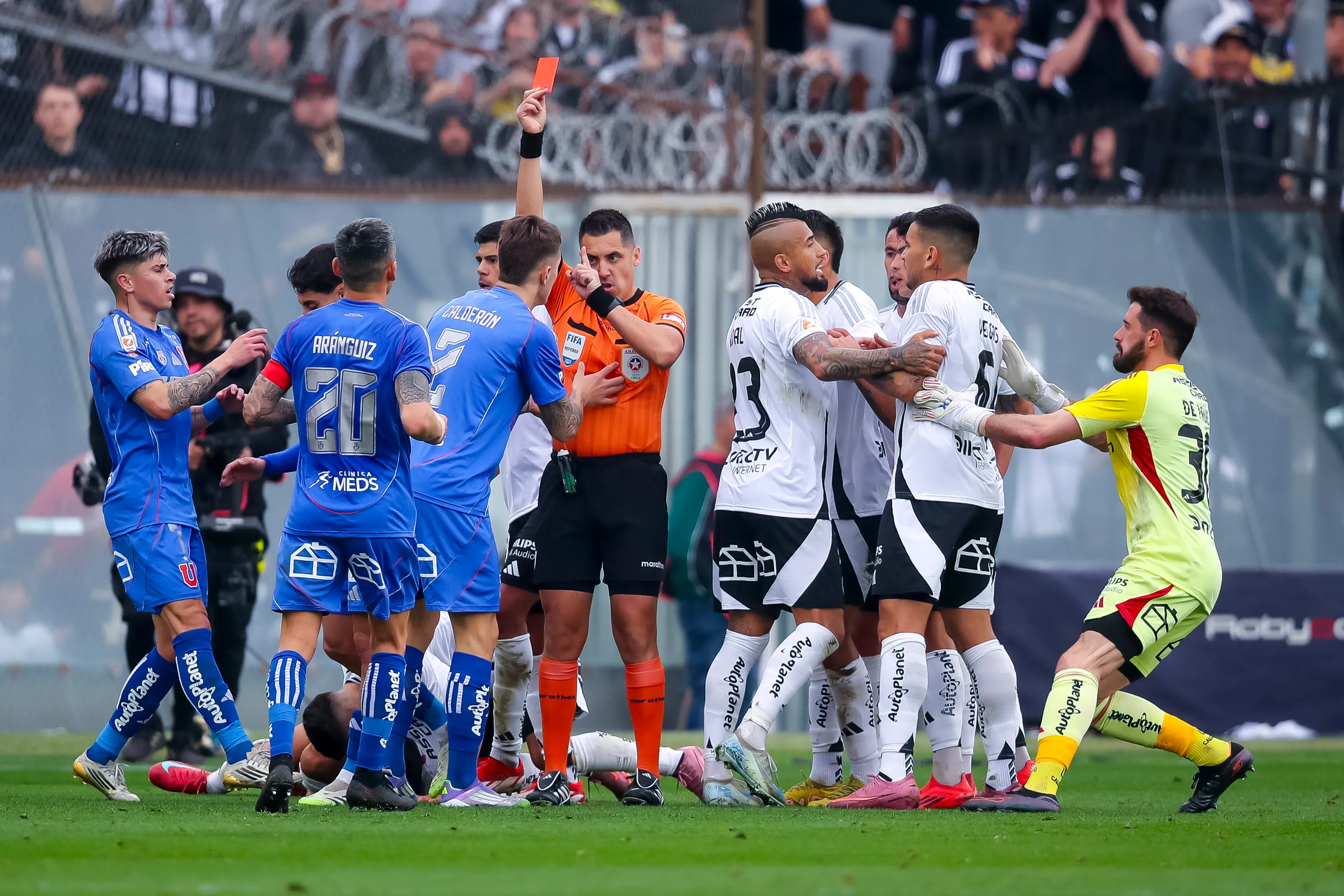 Colo Colo y la U se medirán por la fecha 5 y la fecha 20. Imagen: Pepe Alvujar/Photosport