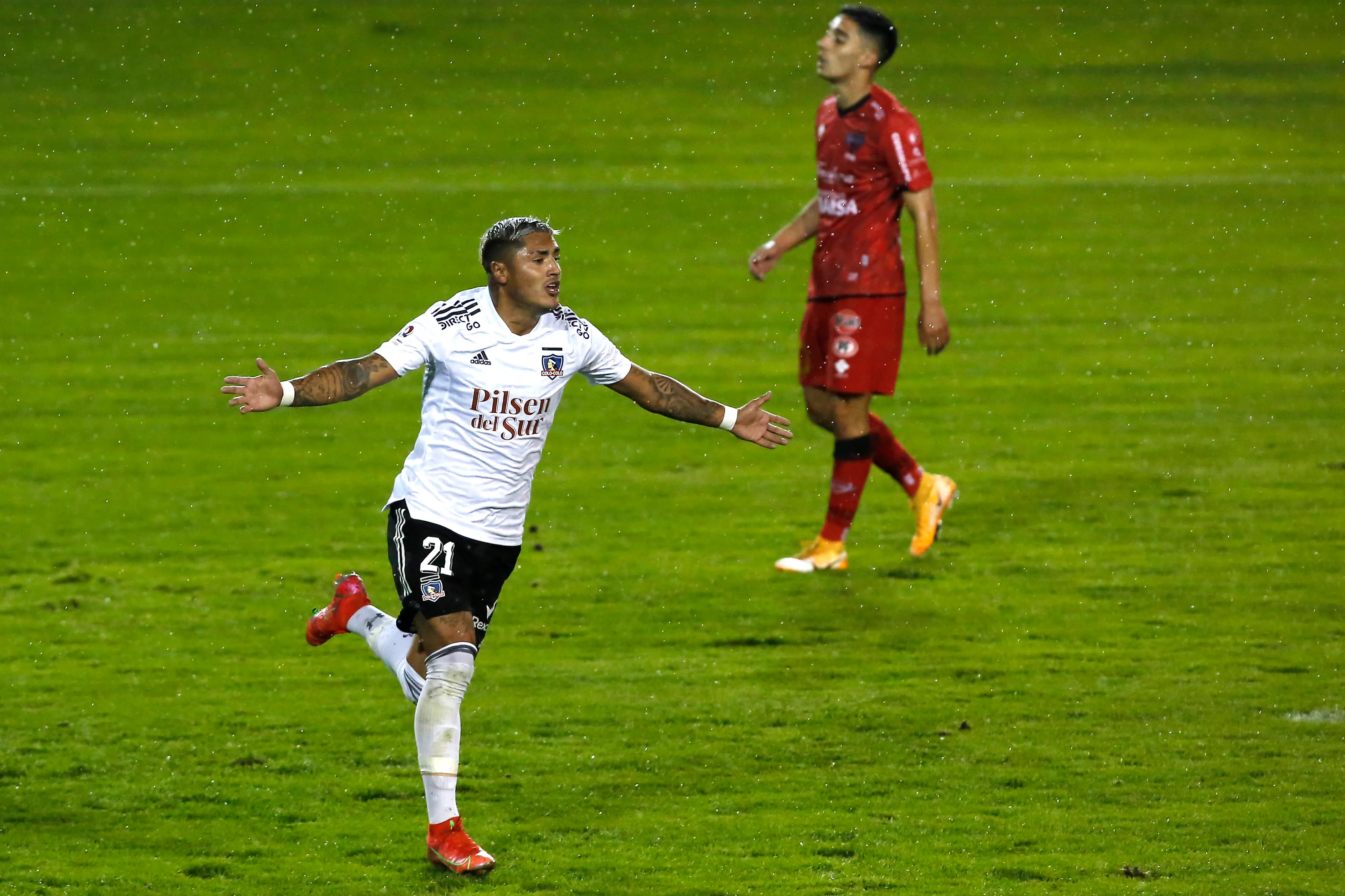 Gaete sólo anotó un tanto con el Cacique. Imagen: Jonnathan Oyarzun/Photosport