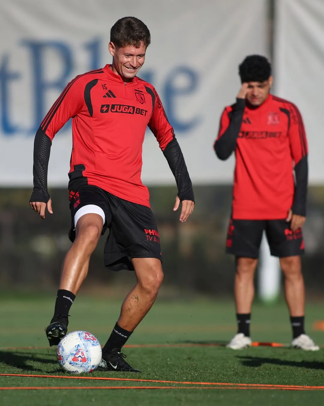 Joaquín Sosa comienza a destacar en los entrenamientos de Colo Colo.Imagen: Colo Colo Oficial