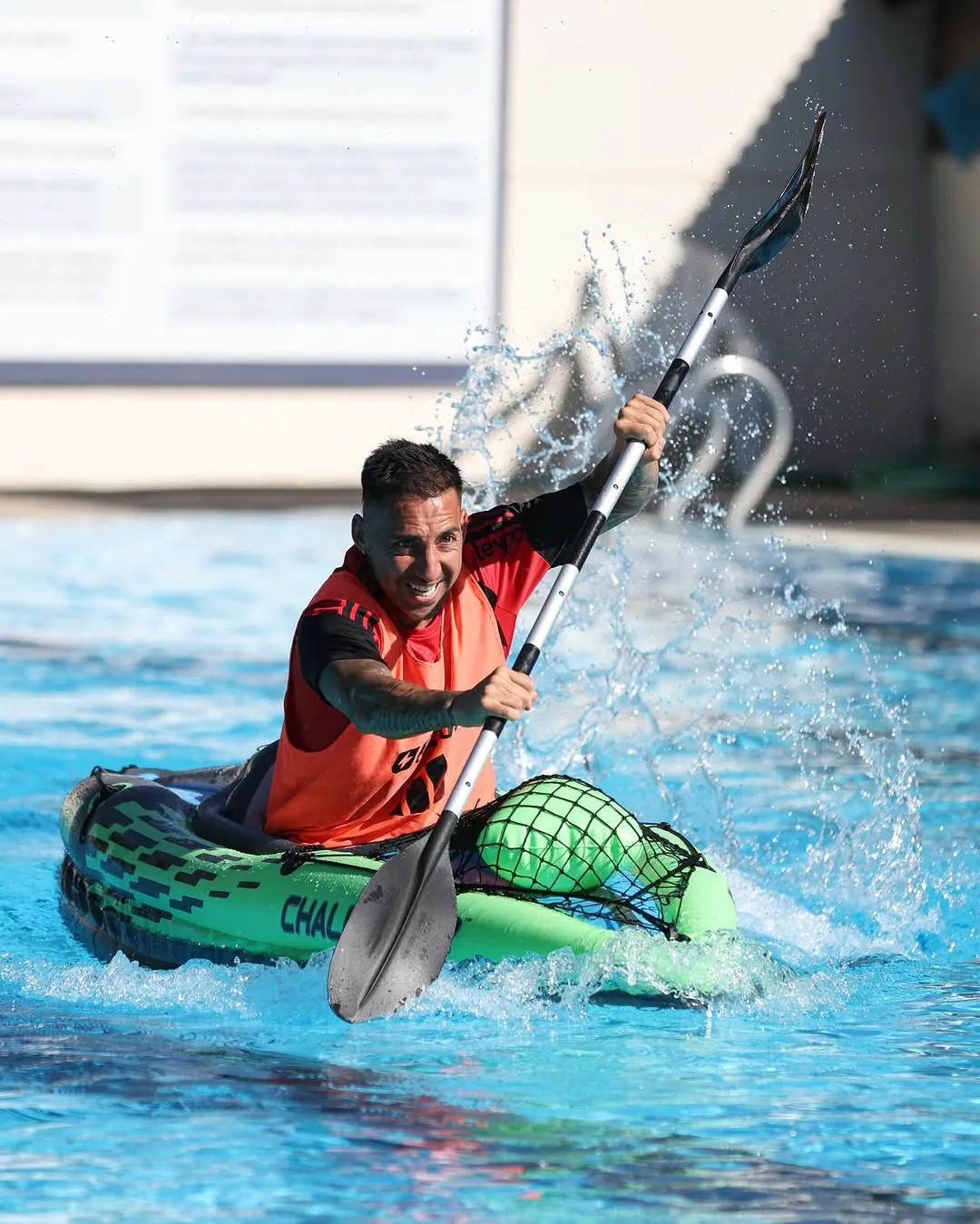 Parte de la Cacicatlón de Colo Colo en la pretemporada.