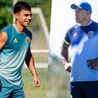 Vicente Pizarro celebra su reencuentro con Jorge Almirón en Rosario