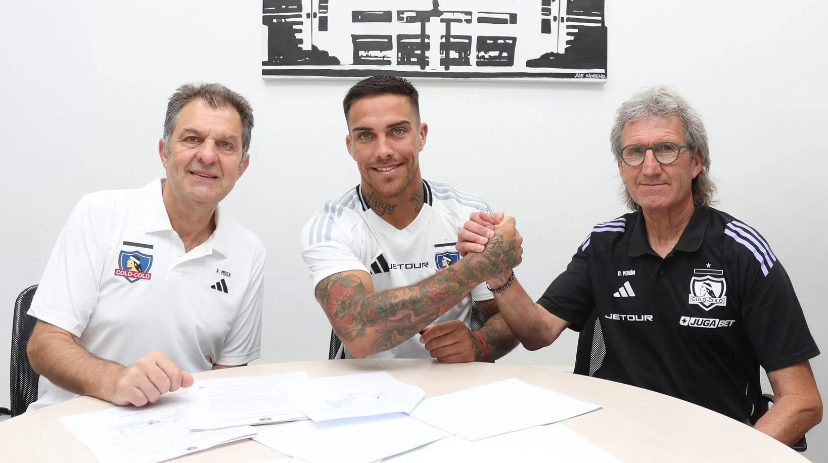 Javier Méndez se perfila como titular en Colo Colo vs Peñarol.