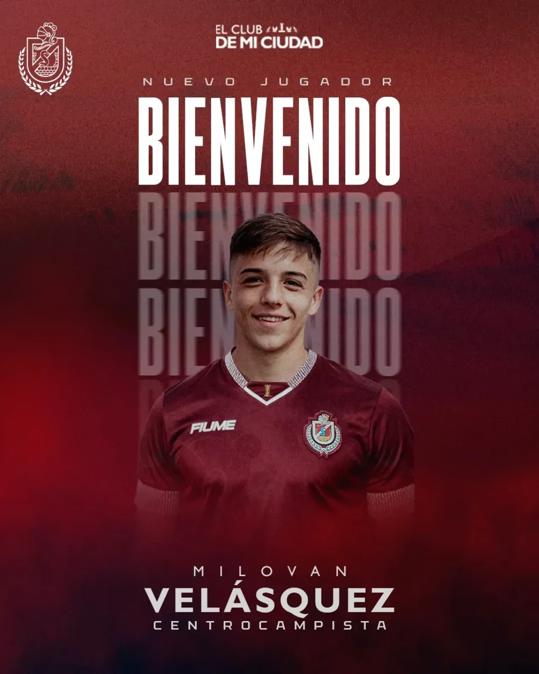 Milovan Velásquez fue presentado como refuerzo en La Serena | Foto: Deportes La Serena