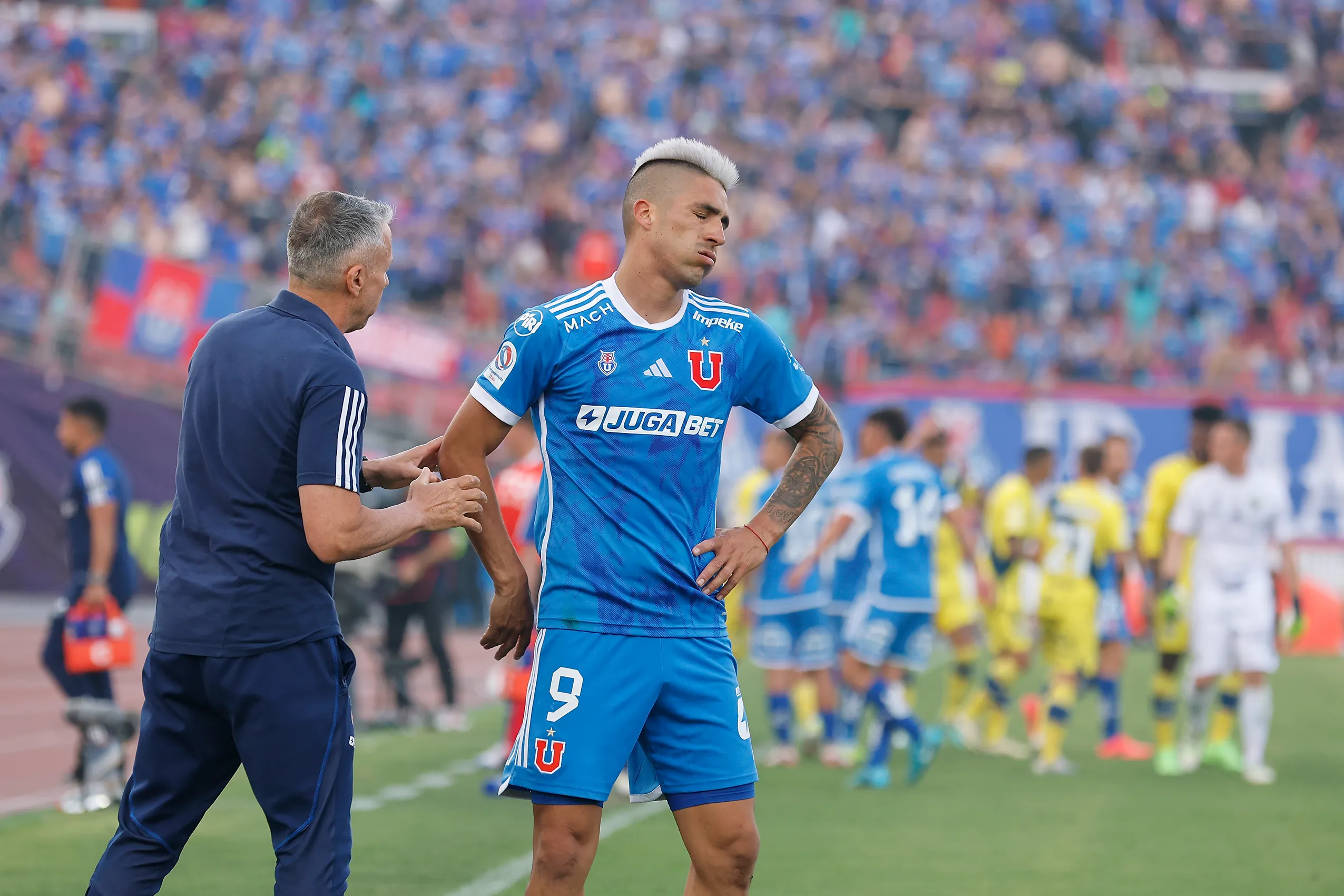 Aníbal Mosa descartó haber llamado a Leandro Fernández tras su salida de la U | Foto: Photosport