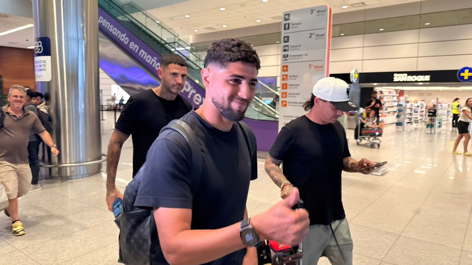 Las primeras imágenes de Maximiliano Romero en Uruguay. Foto: DaleAlbo.