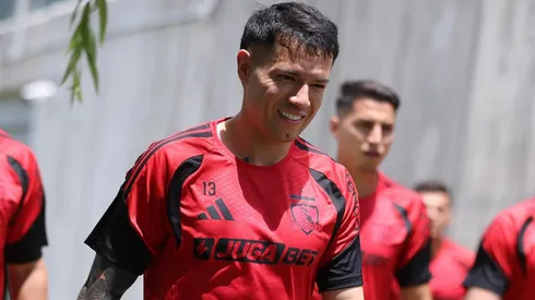 La formación de Colo Colo ante Olimpia.