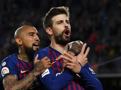 Piqué llena de flores a Arturo Vidal tras la Kings League