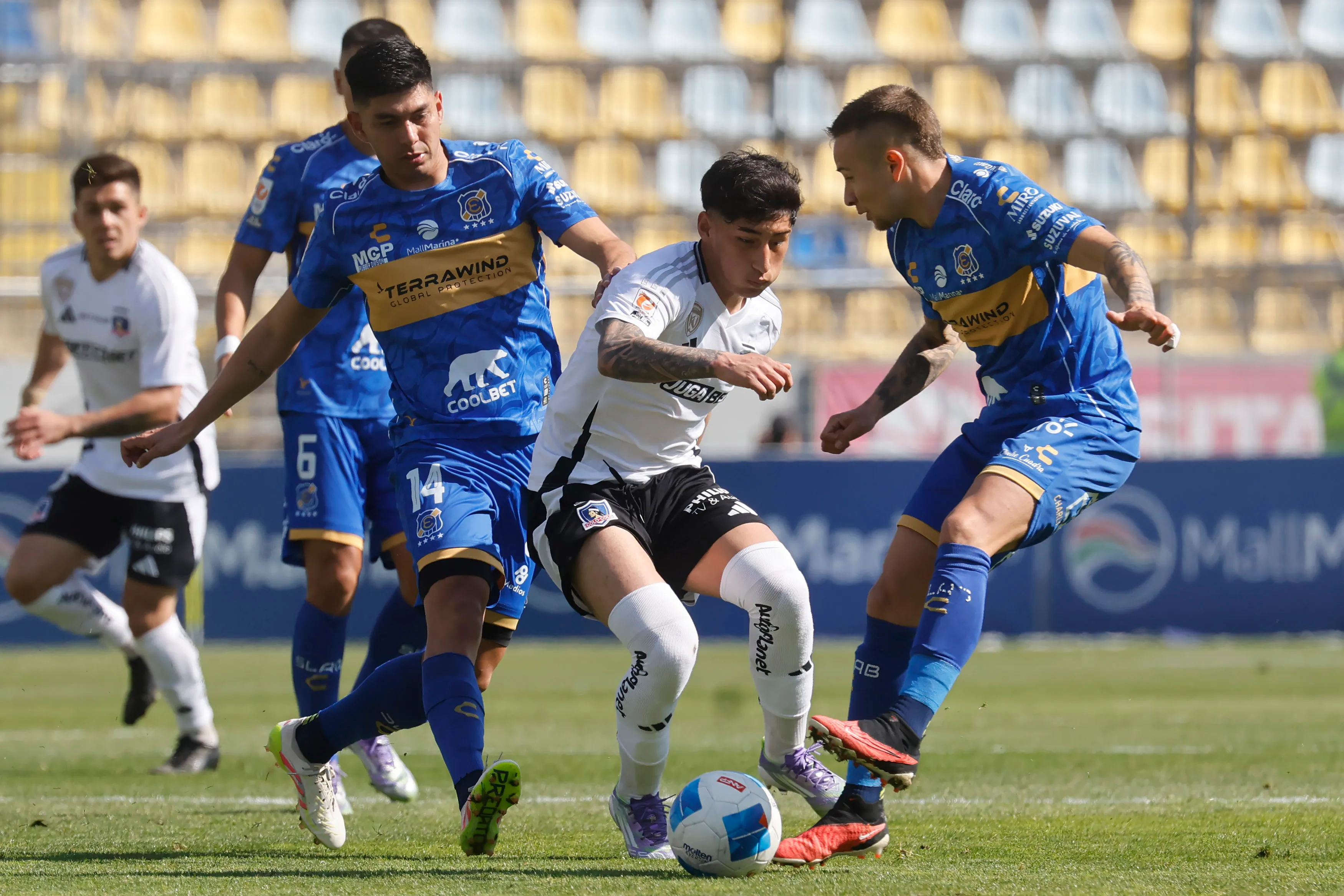 Francisco Marchant también quiere un espacio en el Primer Equipo albo. Foto: Sebastian Cisternas/Photosport
