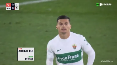 Ex Colo Colo: Lucas Cepeda casi vive su debut soñado ante Barcelona