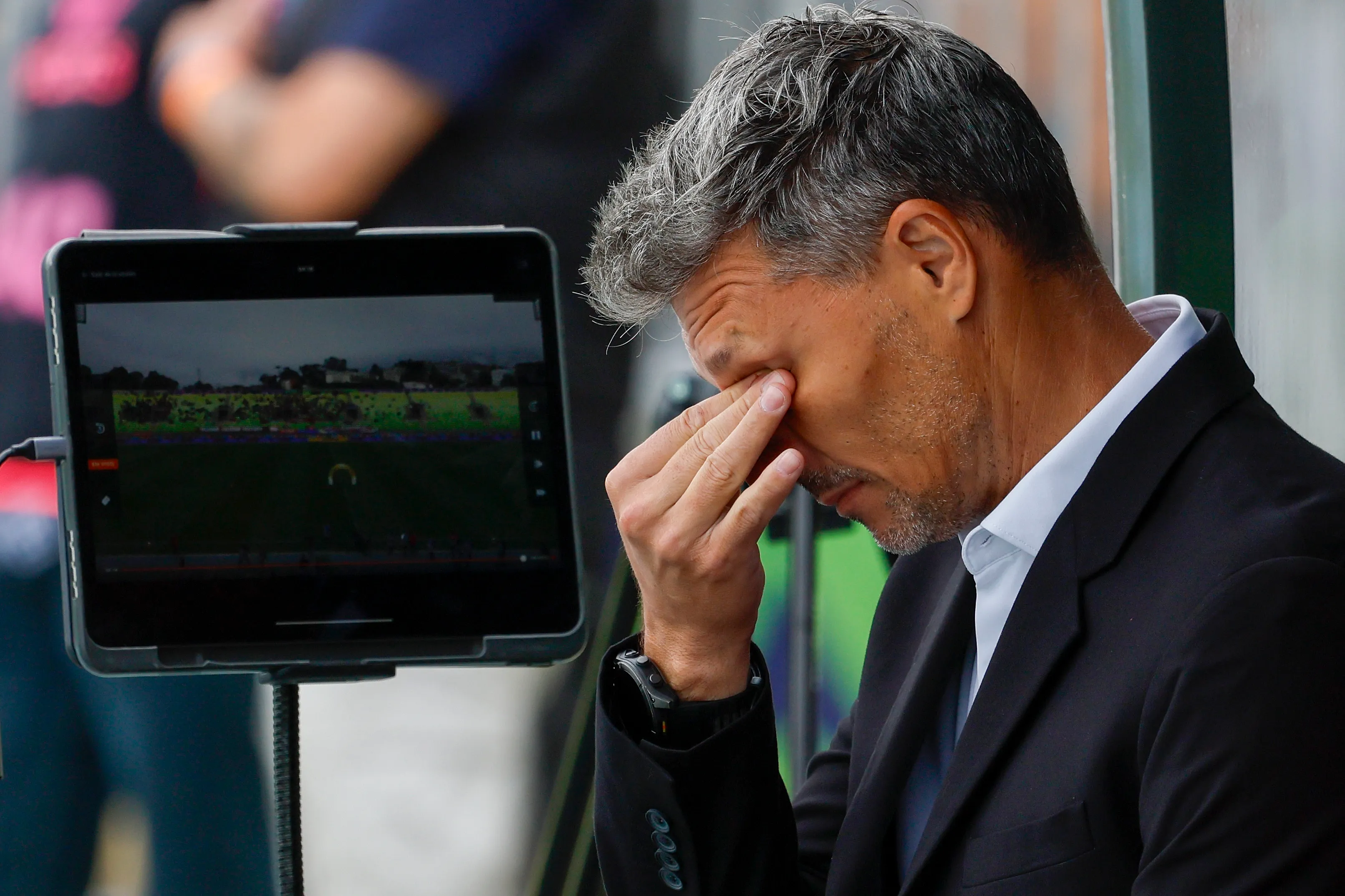 Fernando Ortiz es cuestionado por hinchas de Colo Colo.Imagen: Andres Pina/Photosport