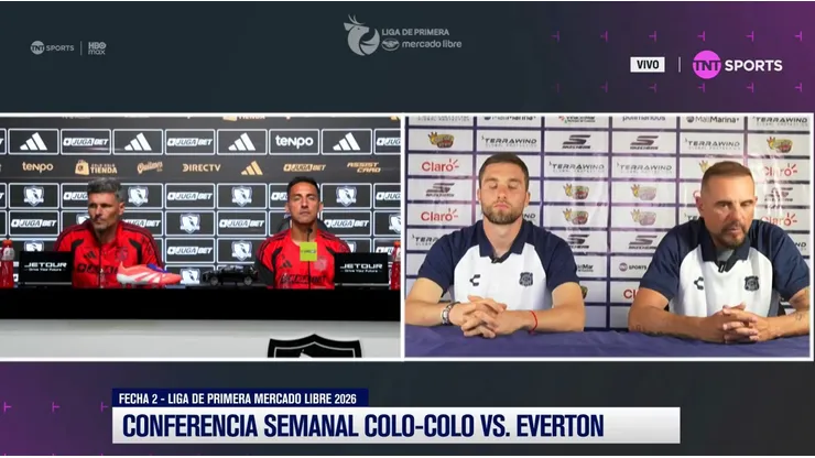 Colo Colo asistió a inédita conferencia de prensa.