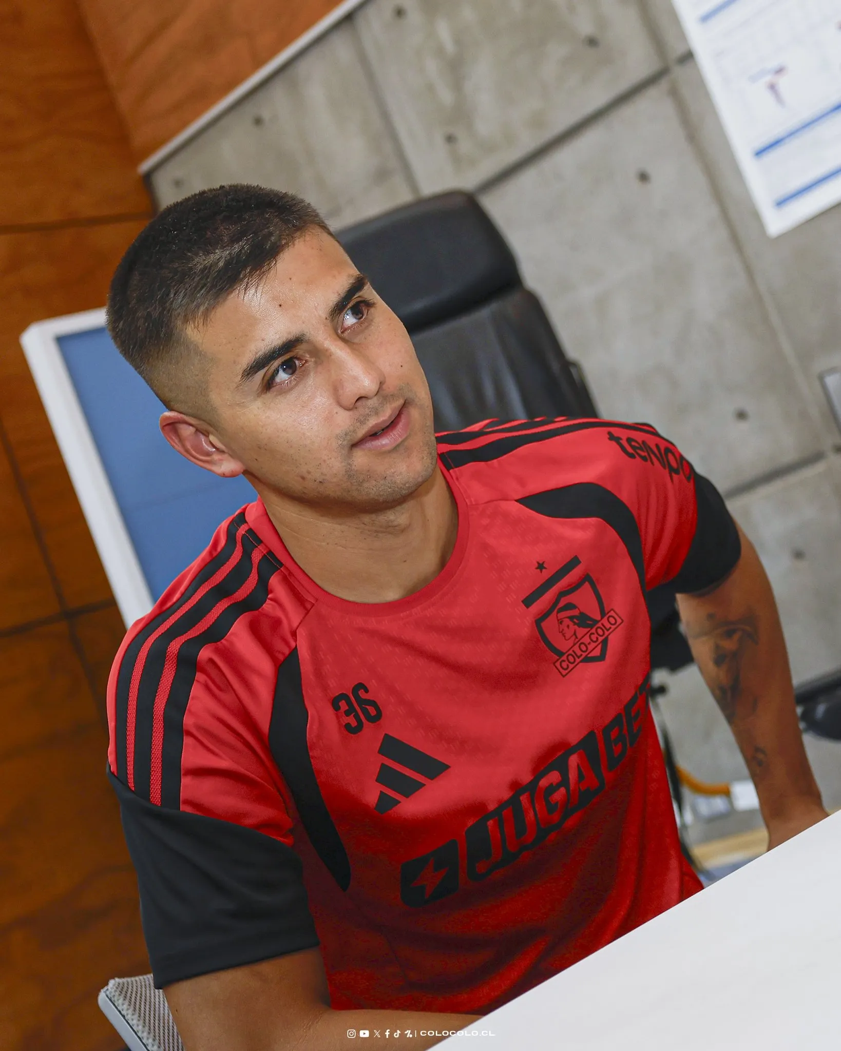 Álvaro Madrid concentrará para el duelo entre Colo Colo vs Everton. Imagen: Colo Colo Oficial