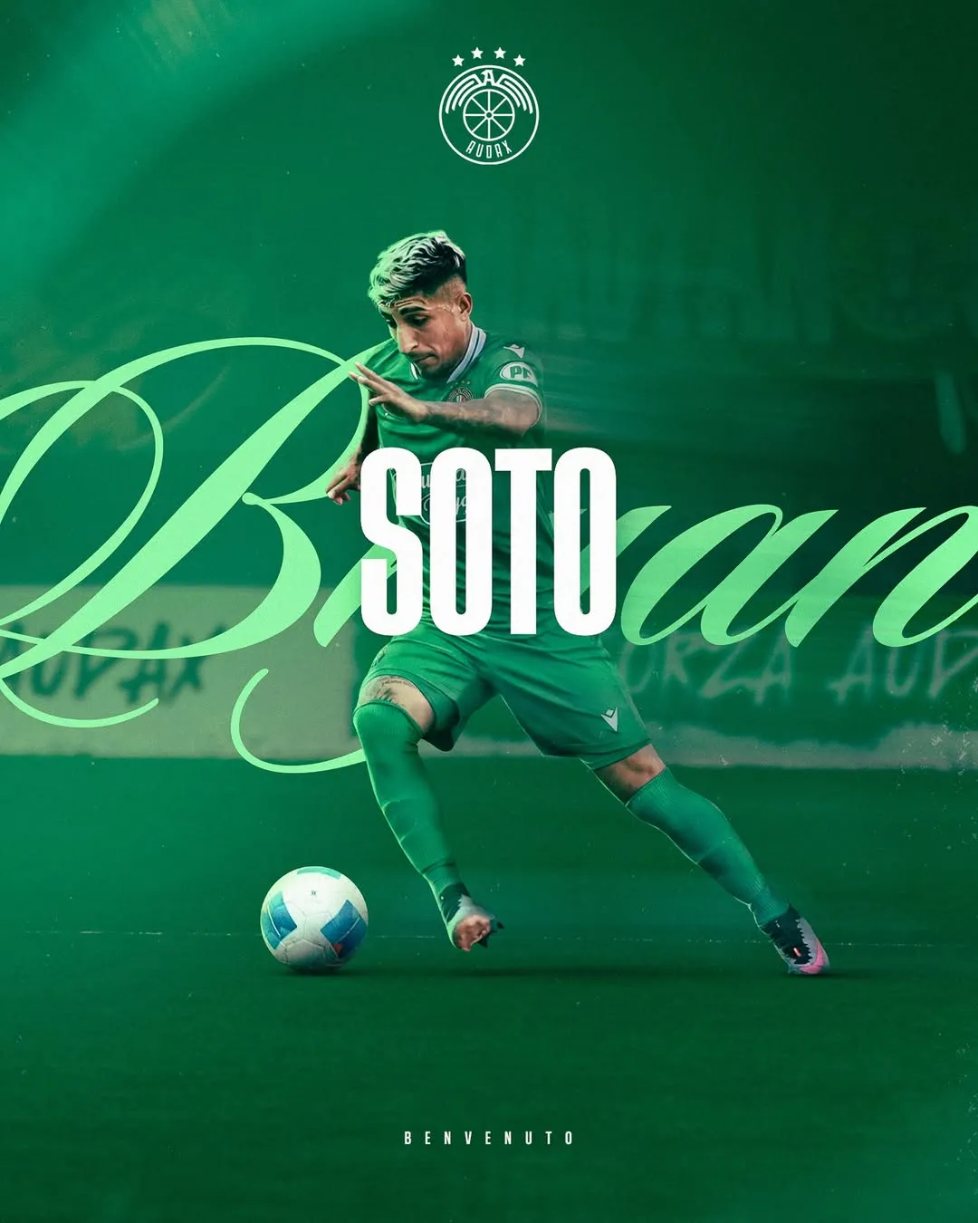 Bryan Soto es nuevo jugador de Audax Italiano | Foto: Audax Italiano