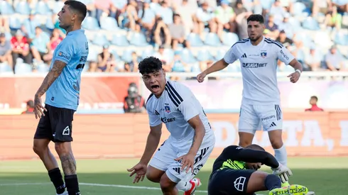 Claudio Aquino abre la cuenta para Colo Colo ante O'Higgins por la Liga de Primera