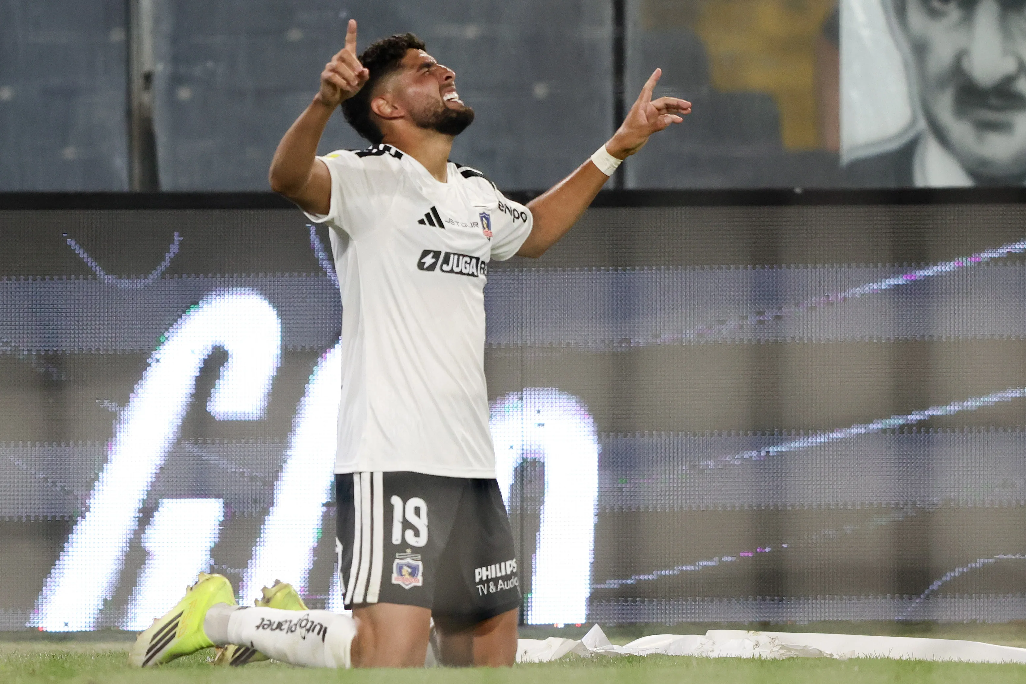 Maxi Romero lleva dos goles en sus primeros cuatro partidos oficiales en Colo Colo | Foto: Photosport