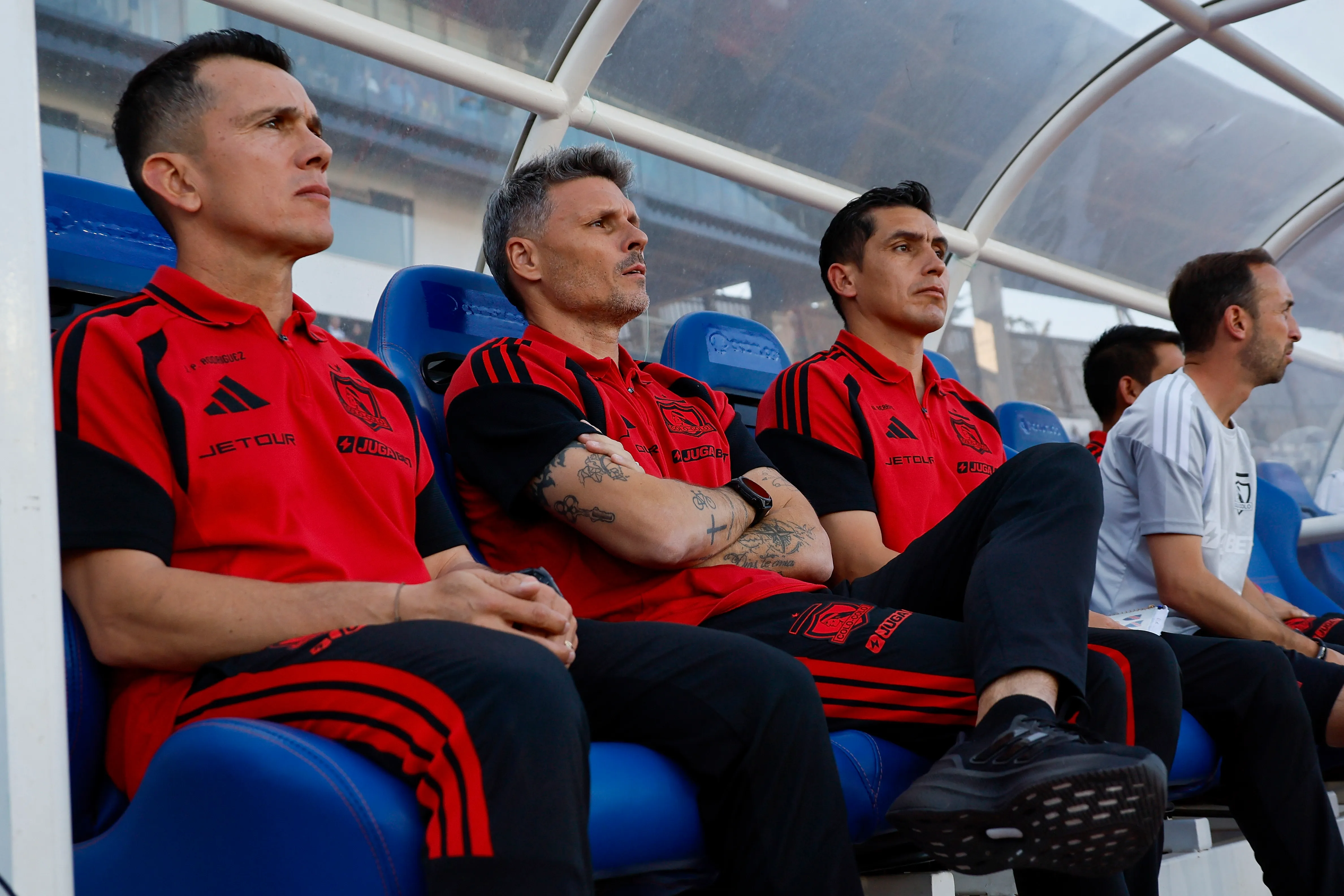 Los ayudantes de Ortiz dirigieron la práctica de este viernes | Foto: Photosport