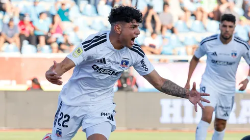 Claudio Aquino festeja su gol en la victoria del Cacique ante O'Higgins por la fecha 4 de la Liga de Primera 2026.