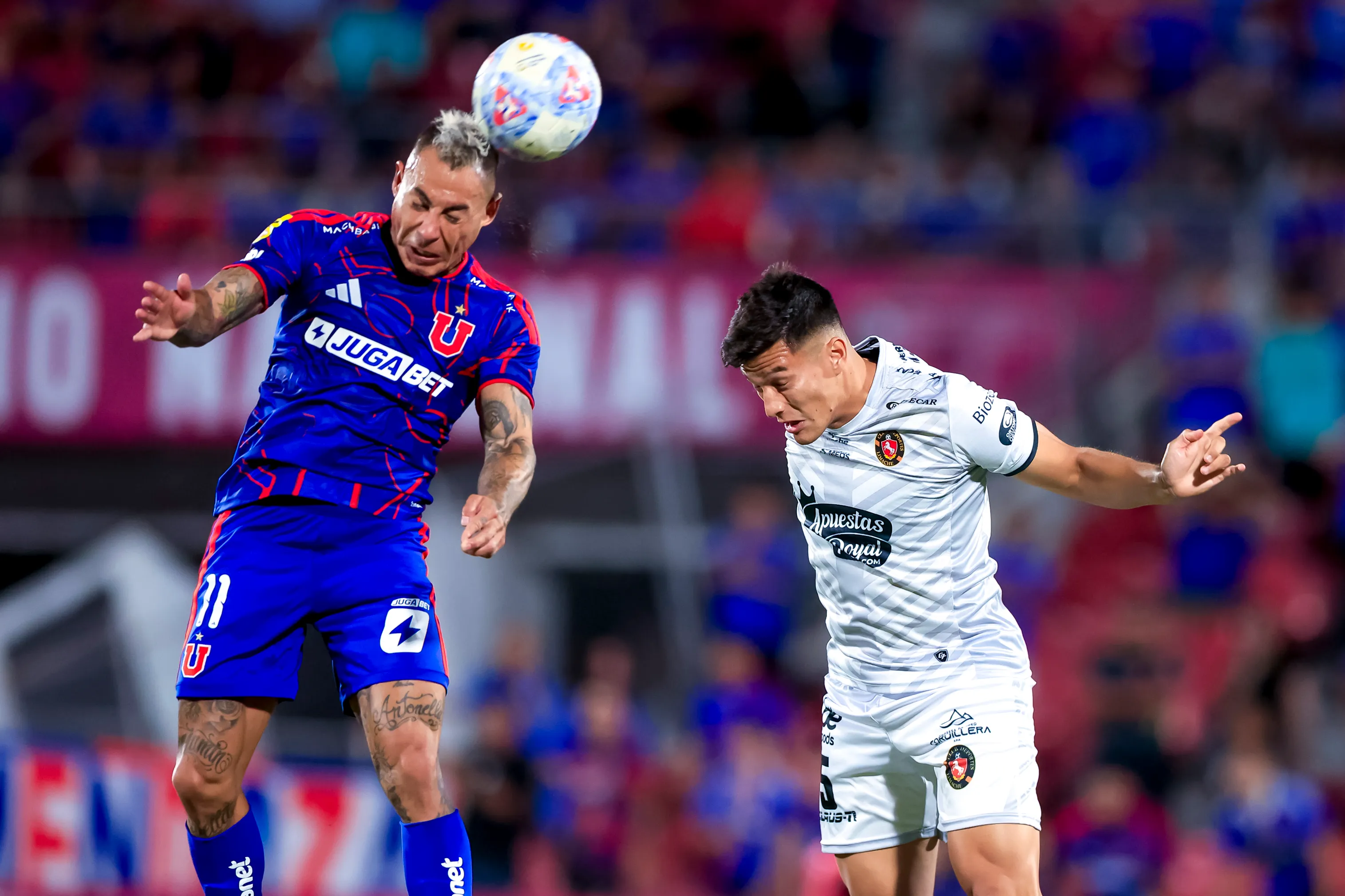 Eduardo Vargas palpita el Superclásico entre Colo Colo y la U. Imagen: Pepe Alvujar/Photosport