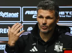 Ortiz se mosquea en la conferencia de prensa de Colo Colo