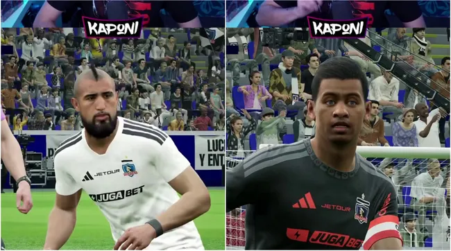 Arturo Vidal o Javier Méndez están representados en la última actualización. Foto: Captura.