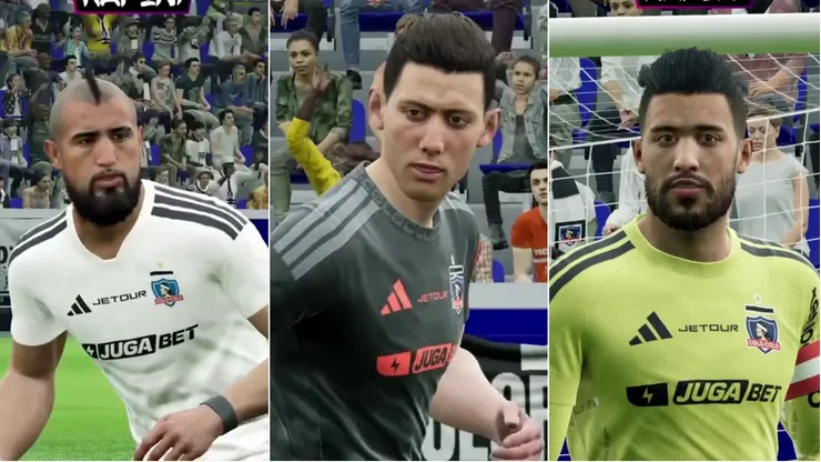 Los jugadores de Colo Colo aparecen recreados en eFootball, videojuego de Konami.