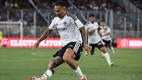 Javier Correa no entrenó como titular en Colo Colo.
