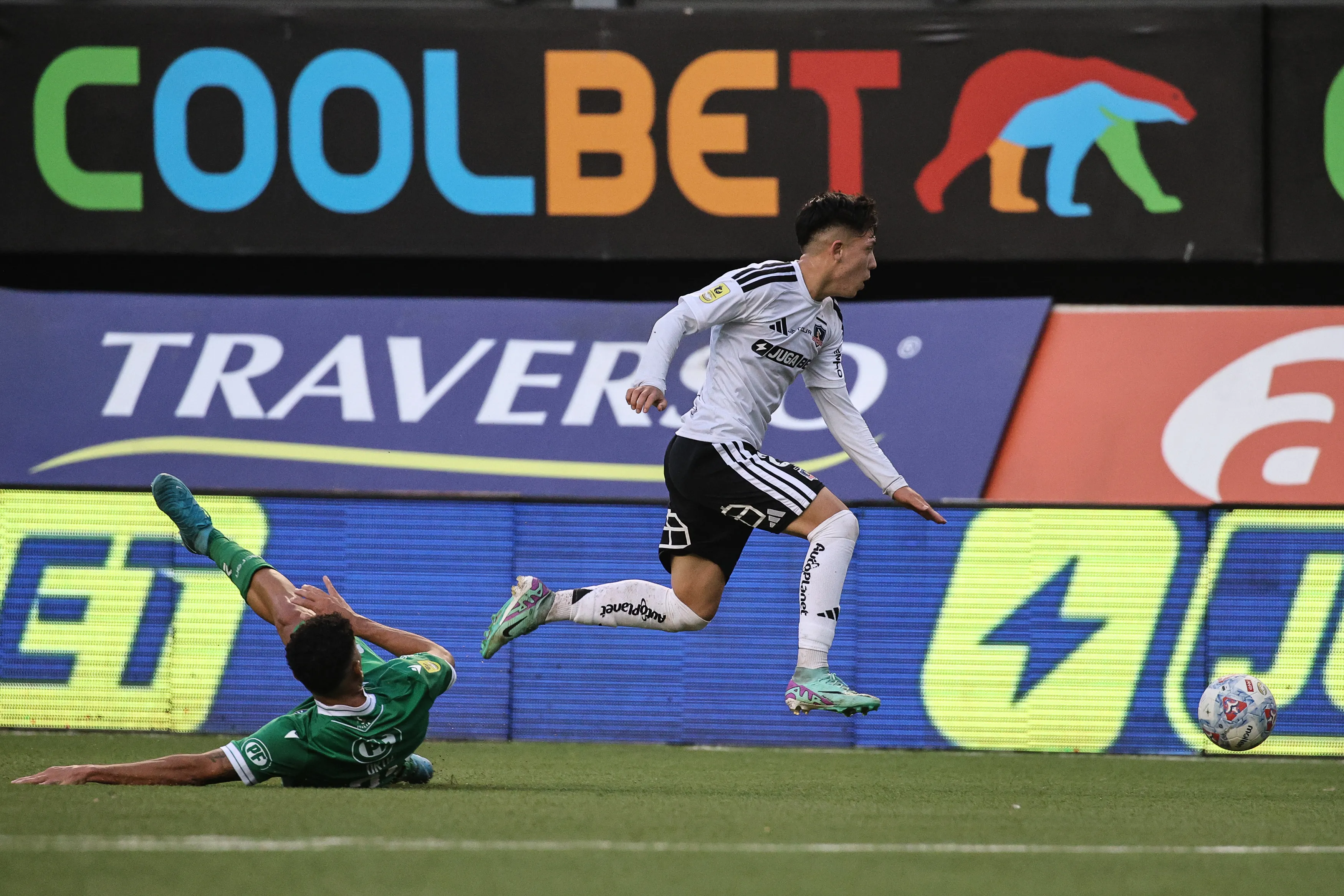 Leandro Hernández jugó 45′ en Colo Colo.Imagen: Diego Martin/Photosport