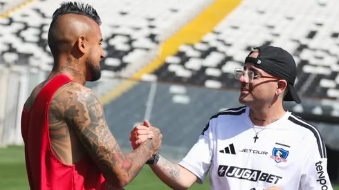 El artista internacional que antes de presentarse en Lollapalooza visitó a Colo Colo en el Estadio Monumental.