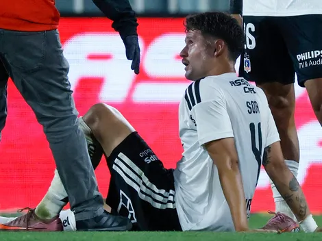 Sosa sale con molestias y enciende las alarmas en Colo Colo
