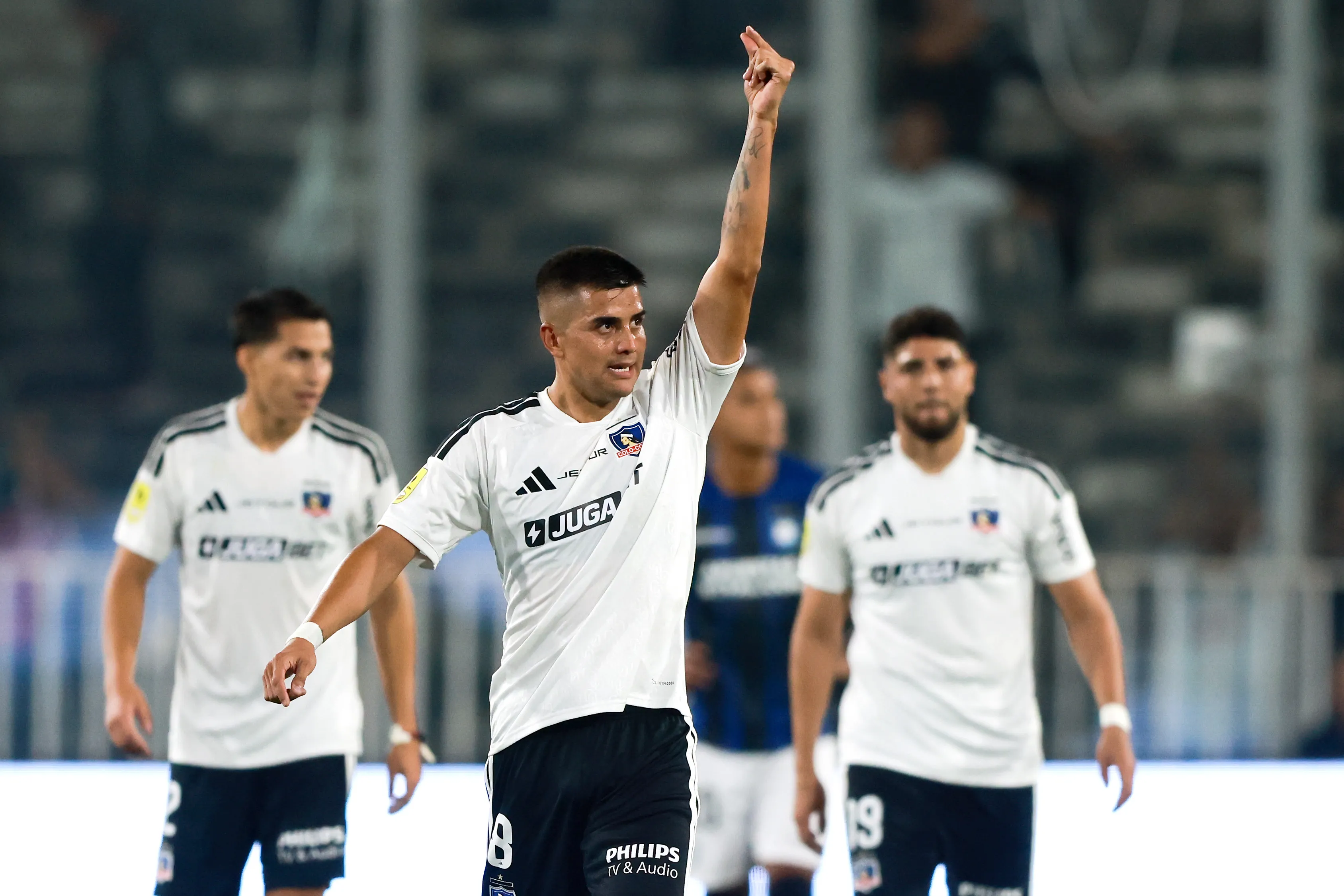Álvaro Madrid abrió el camino del triunfo para Colo Colo.Imagen: Felipe Zanca/Photosport