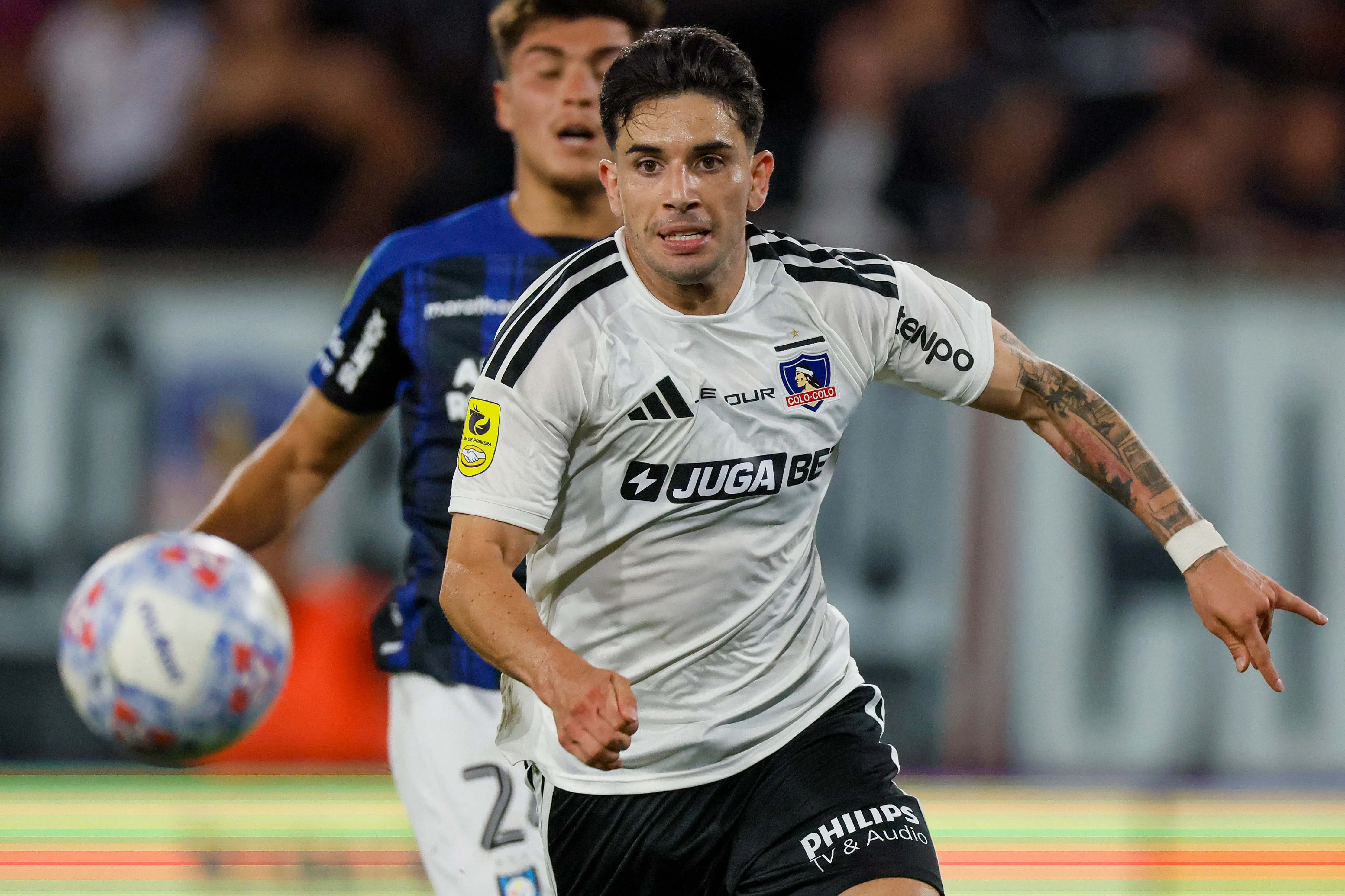 Lautaro Pastrán es alabado en Colo Colo.Imagen: Andres Pina/Photosport