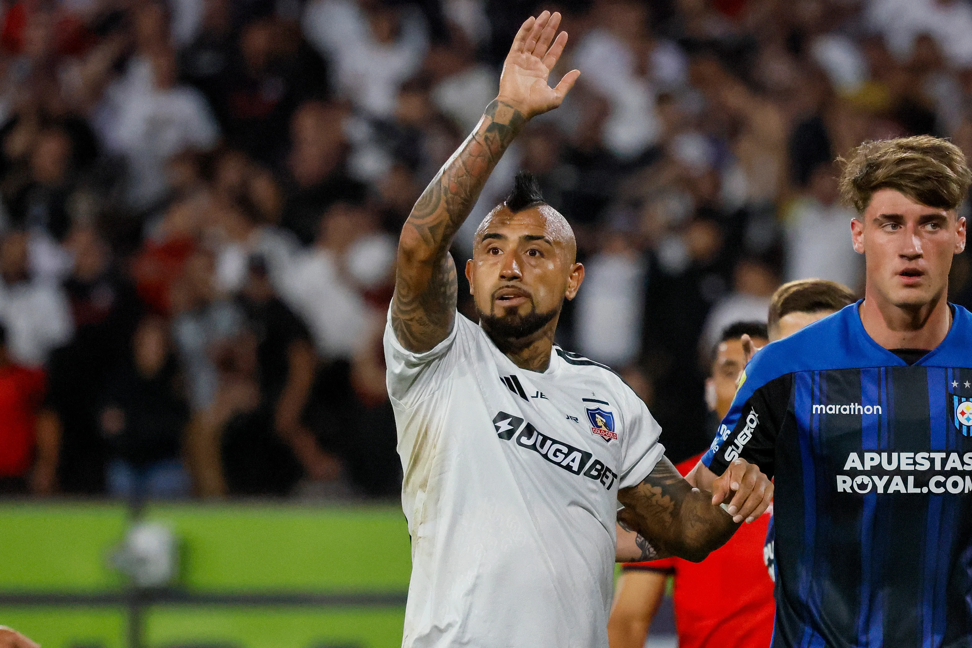 Arturo Vidal puede ser baja para enfrentar a Coquimbo. Imagen: Andrés Pina/Photosport